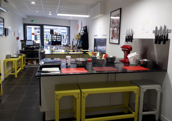 Notre atelier Come & Cook sur Valence pour nos cours de cuisine et pâtisserie