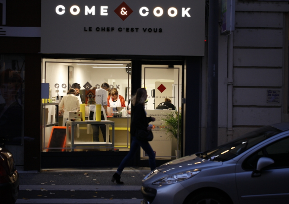 Notre atelier Come & Cook sur Valence pour nos cours de cuisine et pâtisserie