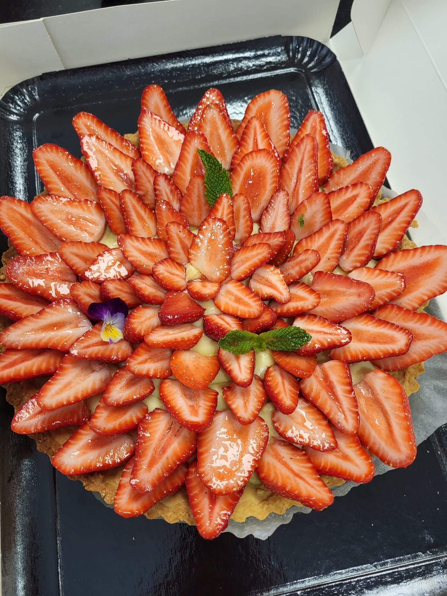 Tarte aux fraises
